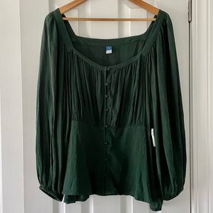 NWT Old Navy peplum top plus size 2X